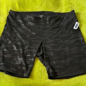 Black Camo Performance ACTIVE Shorts